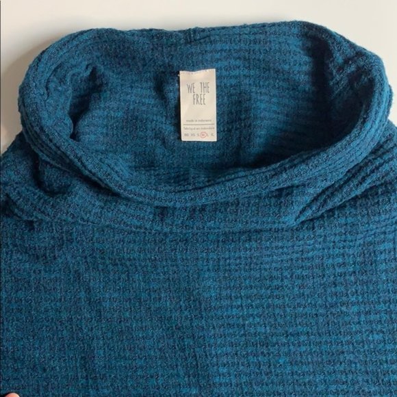 NWT Free People Kitty Thermal Turtleneck Tunic Top - Picture 4 of 5
